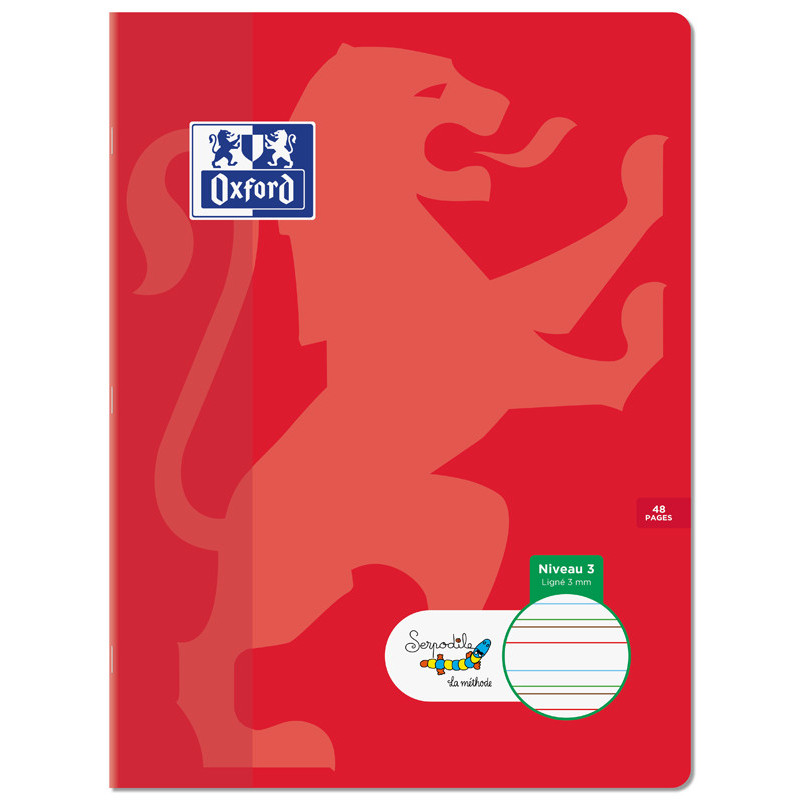 CAHIER SERPODILE 24X32 48P L3MM NIVEAU 3